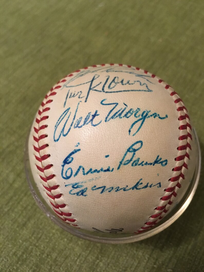 Chicago Cubs Signed Ball 1956 image 1