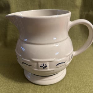 Longaberger - Pitcher - Woven Traditions - Large - Blue