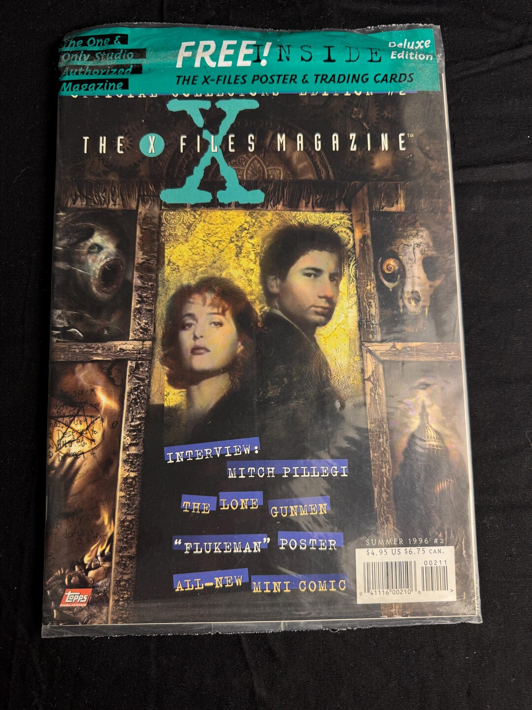 X File Magazine X-files Magazine - Summer 1996 #2 - UNOPENED, Included Cards - Etsy