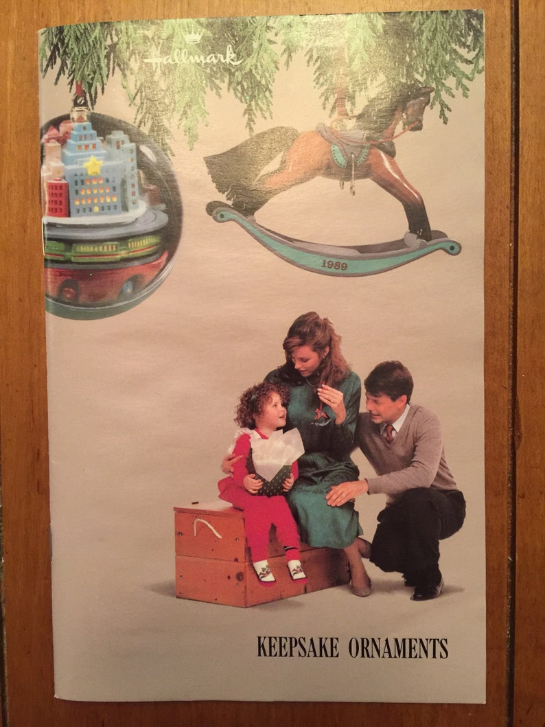 Hallmark Keepsake Ornament Brochure Catalog 1989 Etsy