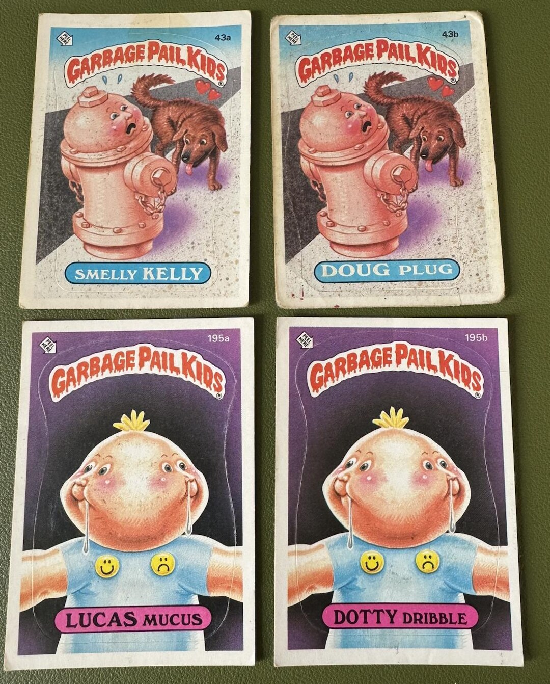 Doug Rocks Stinky Garbage Patch Kids - Smelly Kelly 43a, Doug Plug 43b, Lucas Mucus 195a ...