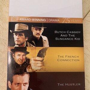 Butch Cassidy and the Sundance Kid, French Connection & The Hustler - DVD Trio