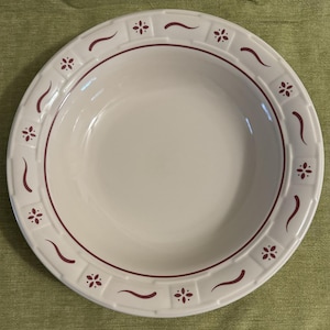 Longaberger - Woven Traditions - Serving Bowl - Large - Red