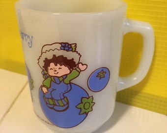 Anchor Hocking - Huckleberry Pie Mug - Vintage