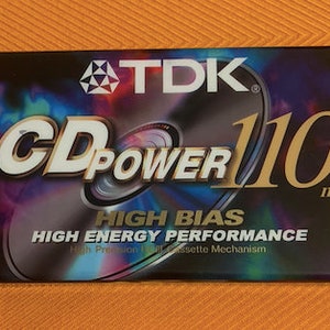 TDK - CD Power 110 - オートカセット - ヴィンテージ