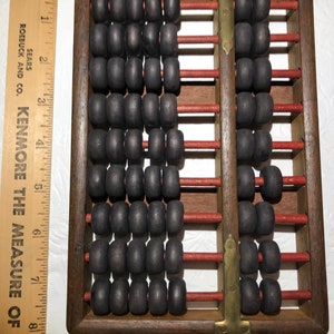 Chinese Wooden Abacus - Vintage