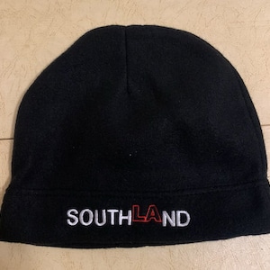 Southland Tv Show - Beanie - Black with White & Red Embroidery
