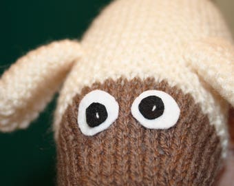 wild wooley knitted sheep