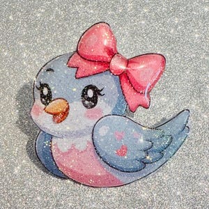 Cute Pigeon enamel Pin. Handmade from tin cans, amazingly unique. Pigeon bird pin brooch-lapel-badge.Bird lover gift. Pigeon bird pin