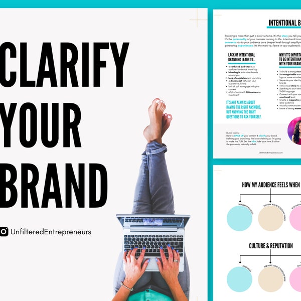 Branding Strategy Guide: Brand Identity, Social Media Marketing, Brand Template, Mood Board, Instagram Templates, Small Business Workbook