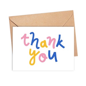 Thank You Illustrated Greeting Card, Teacher Thank You