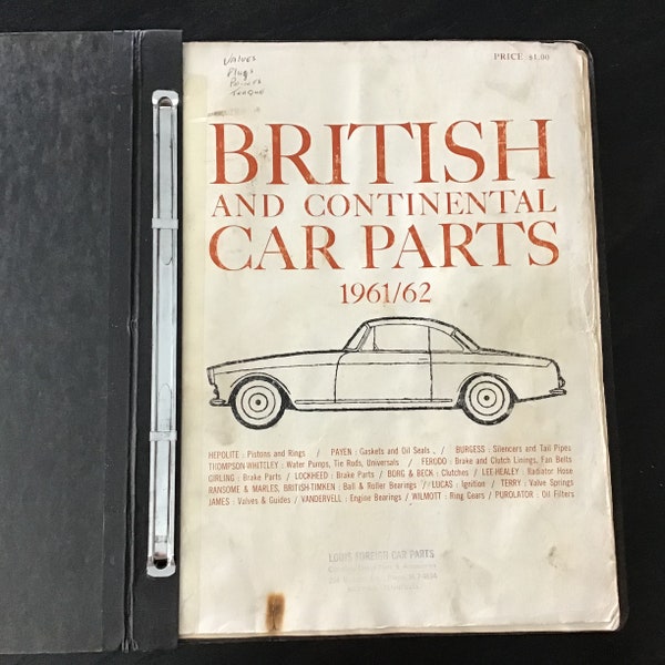 Car Parts Catalogs Etsy