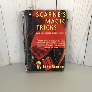 Scarne’s Magic Tricks, By John Scarne, hardcover, February 1969