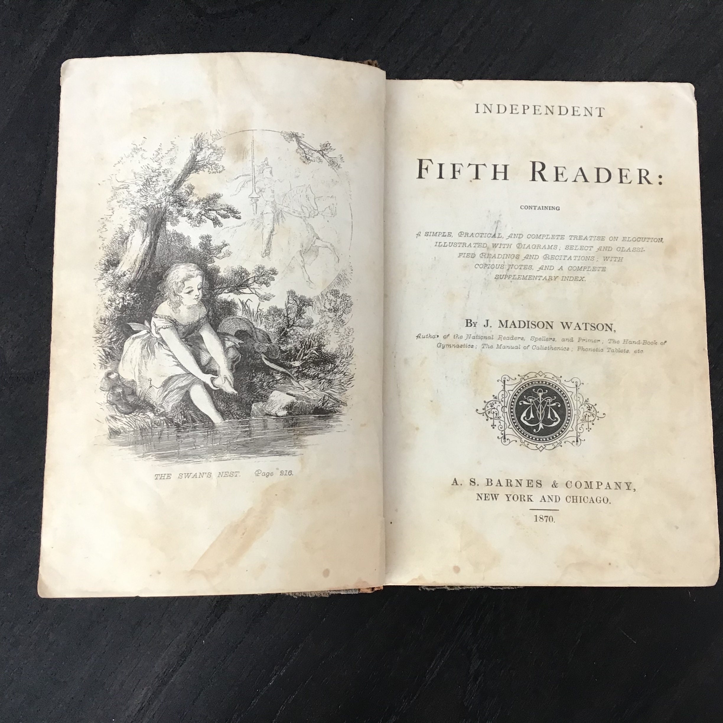 Independent Fifth Reader, by J. Madison Watson, Hardcover, First