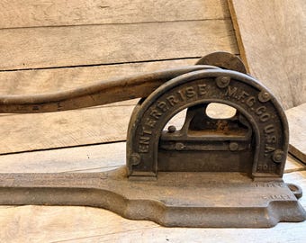 Antique Enterprise Tobacco cutter - Model 8014