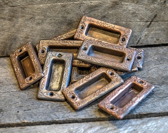 Metal window sash handles