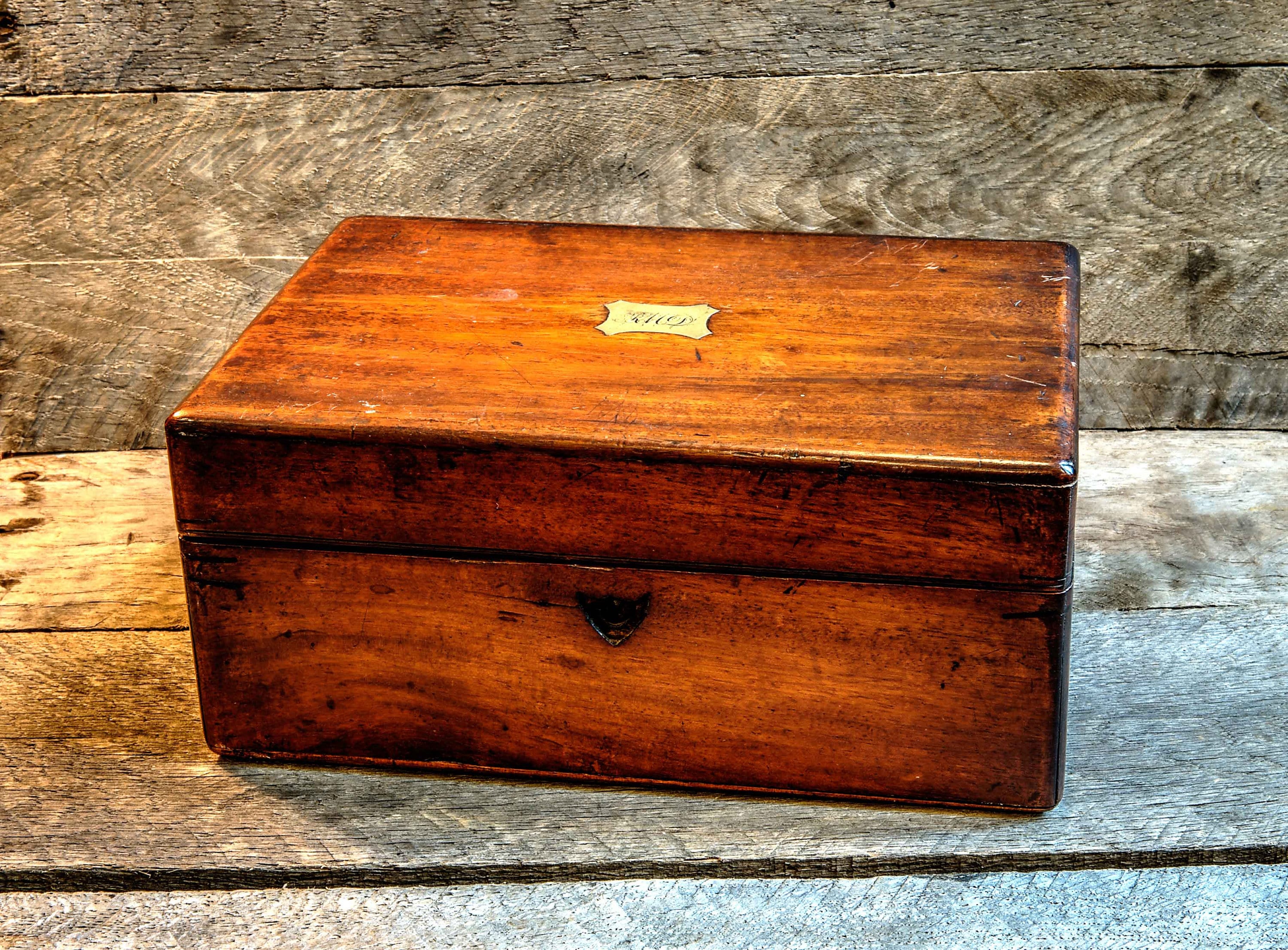 Antique writing / letter box