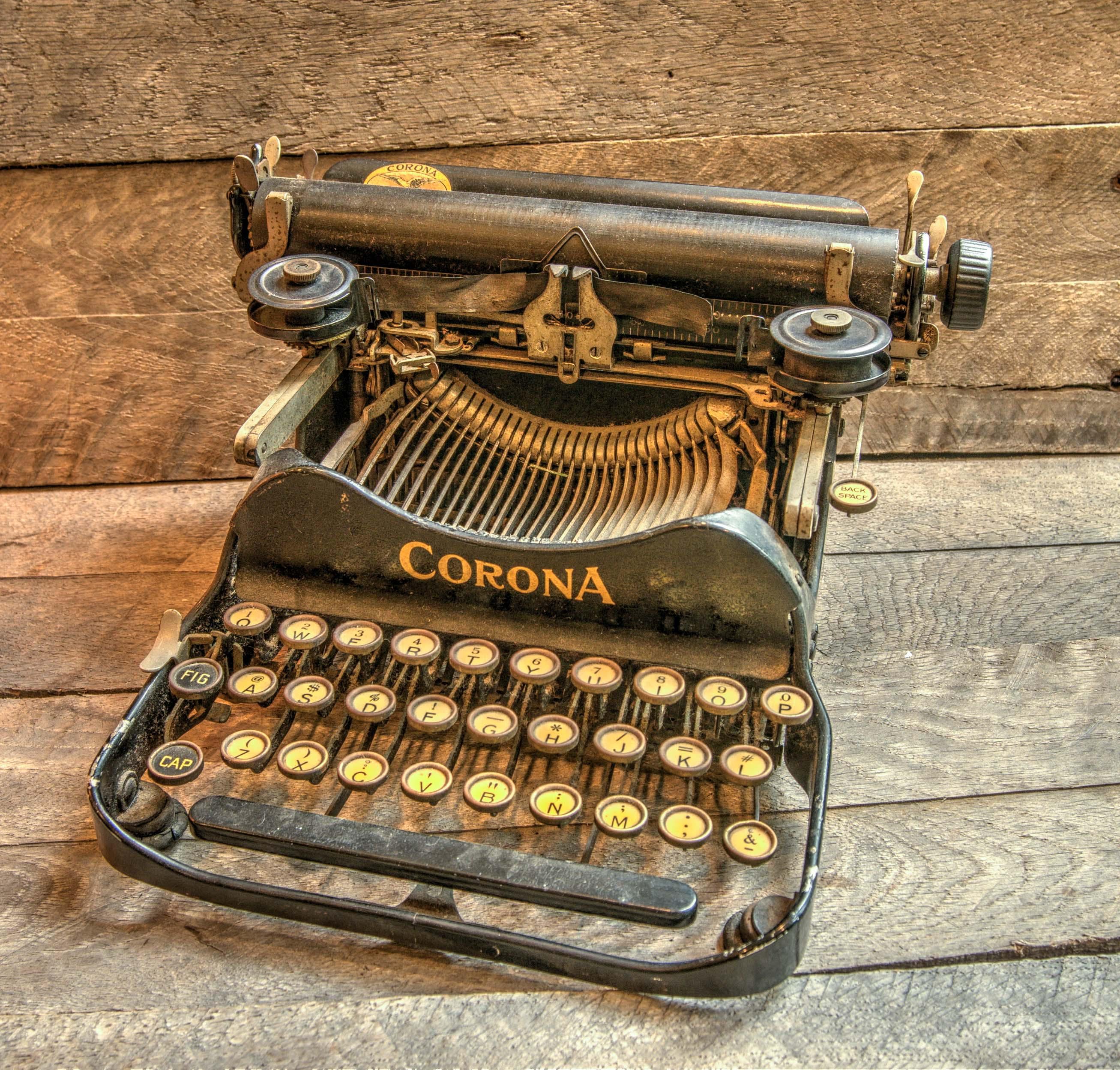 Antique typewriter corona - Etsy 日本