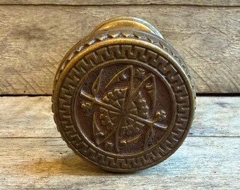 Branford bronze  door knob set