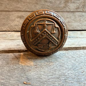P.F. Corbin door knob set from Government Building