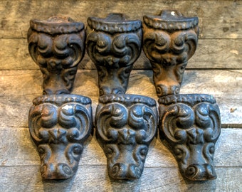 Antique cast iron feet