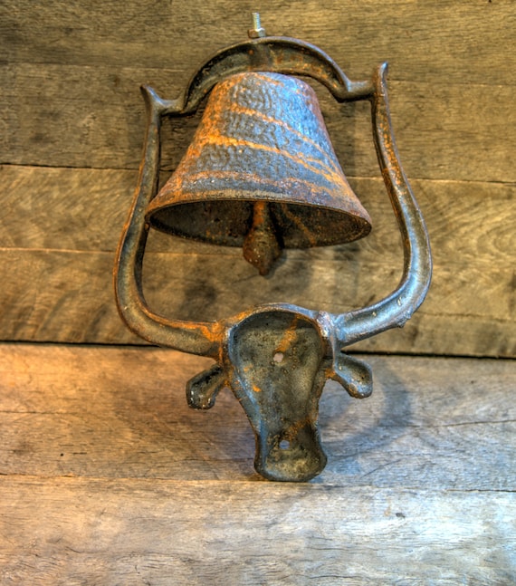 Antique Cast Iron Cow Bell 