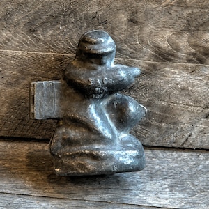 Antique E& CO ice cream mold of a Civil War Soldier