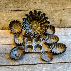 Vintage Brioche/Tart tins