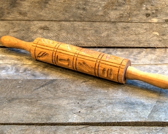 Vintage Embossing Springerie rolling pin