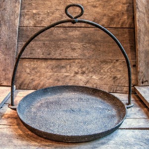 Antique cast iron griddle