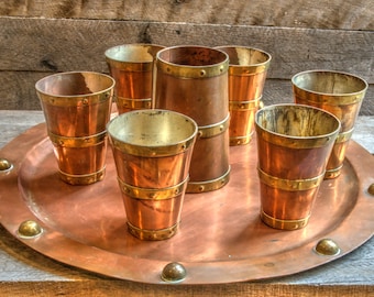 Vintage R. Martinez Cup and Tray