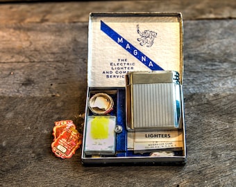 Vintage Magna electric lighter and kit