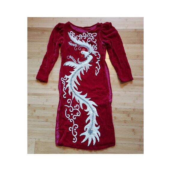 Crushed Velvet Cheongsam