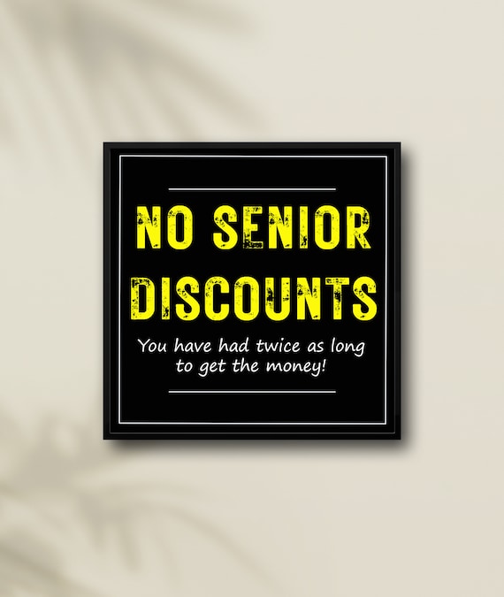Senior discounts that may begin at age 50 or 55
