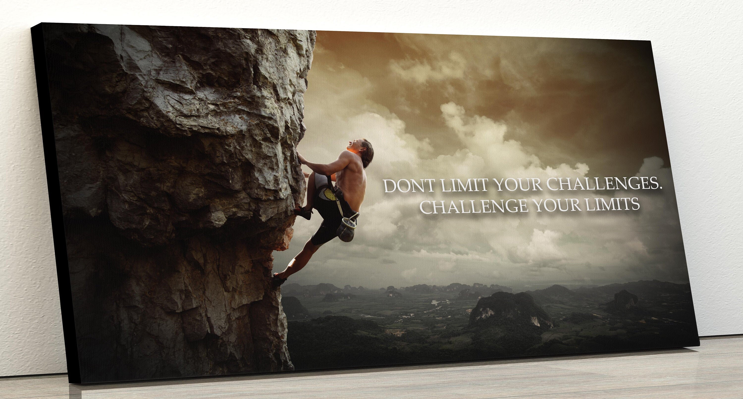 Motivational Canvas Goals Entrepreneur Canvas Art Business Etsy