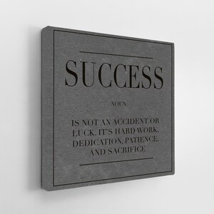 Success Definition Wall Art Office Decor, Entrepreneur Art, Business Inspiration, Entrepreneur Motivation Print Free Shipping