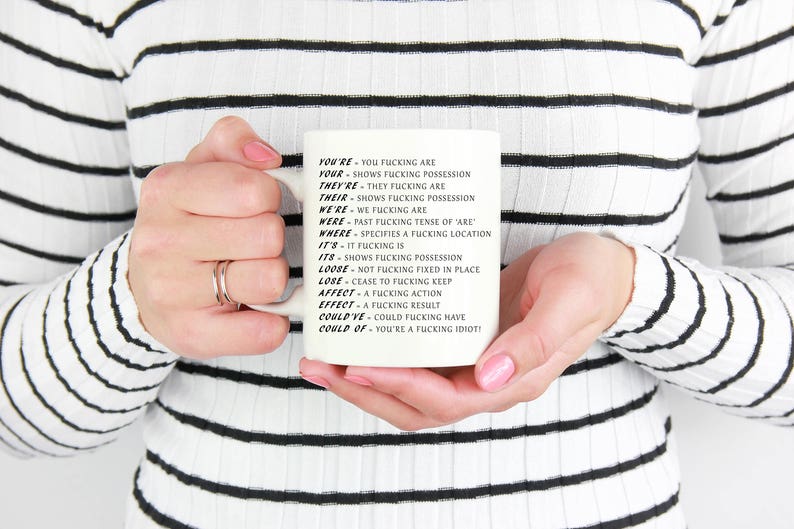 Funny Grammar Mug Grammar Coffee Mug Grammar Police Coffee Etsy