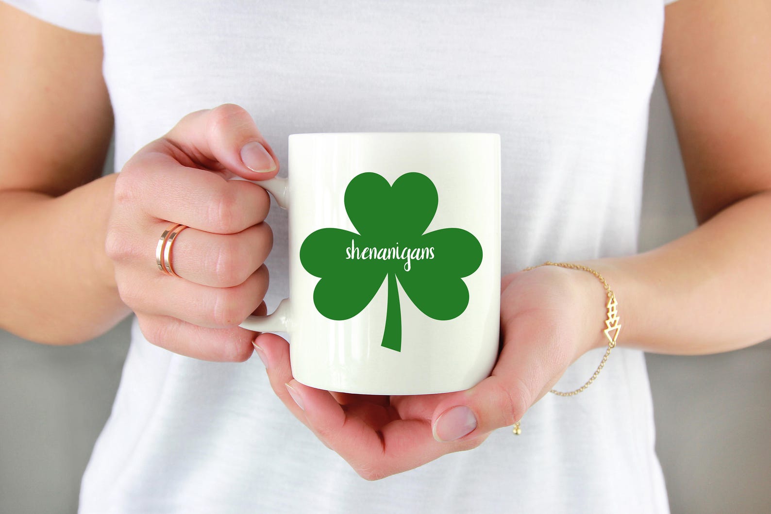 Shenanigans Coffee Mug Shamrock Coffee Mug St Patrick's Etsy