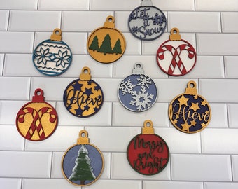 10-Piece Holiday Ornaments