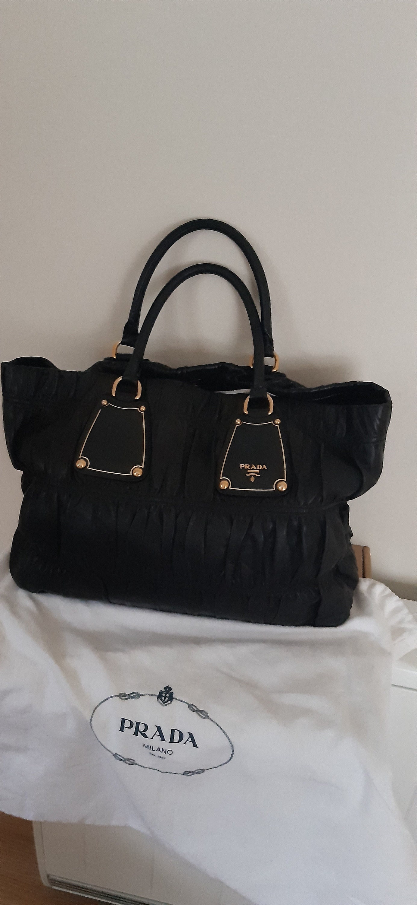 Prada Tessuto Nylon Tote Bag/Authentic/Unwrapping 