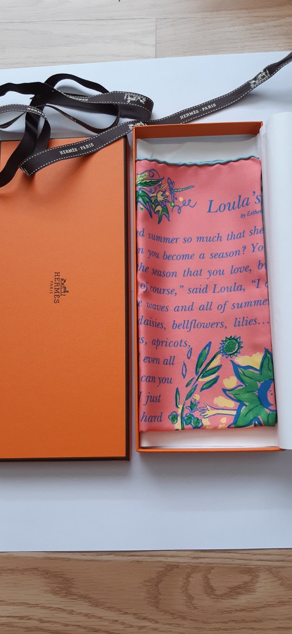 Hermès Loula's Summer 1996 special  edition silk t