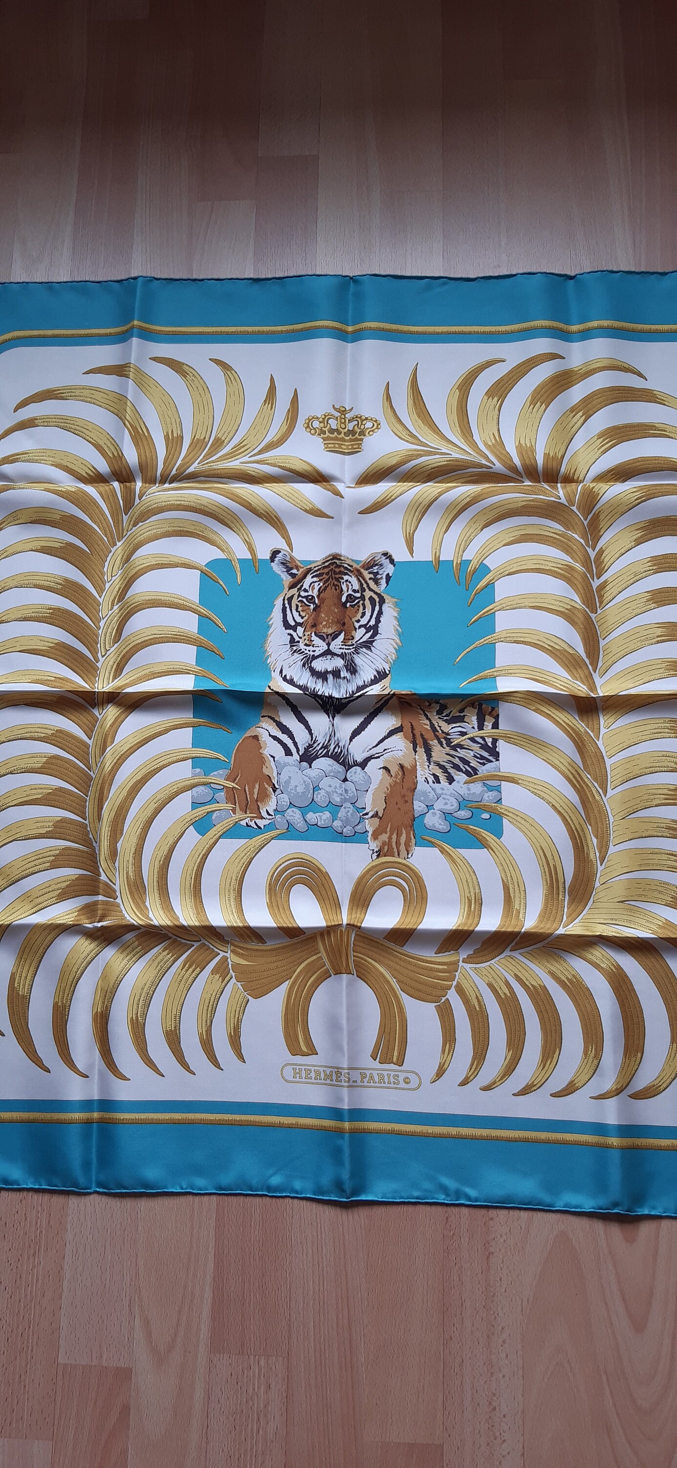 Hermès Tiger Royale Majestic Tiger Vintage Mint Cond 