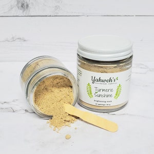 Turmeric Sunshine brightening mask ( clay/herb/mineral masque )