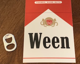 Ween pack of marbs slap, thanks numbnuts!