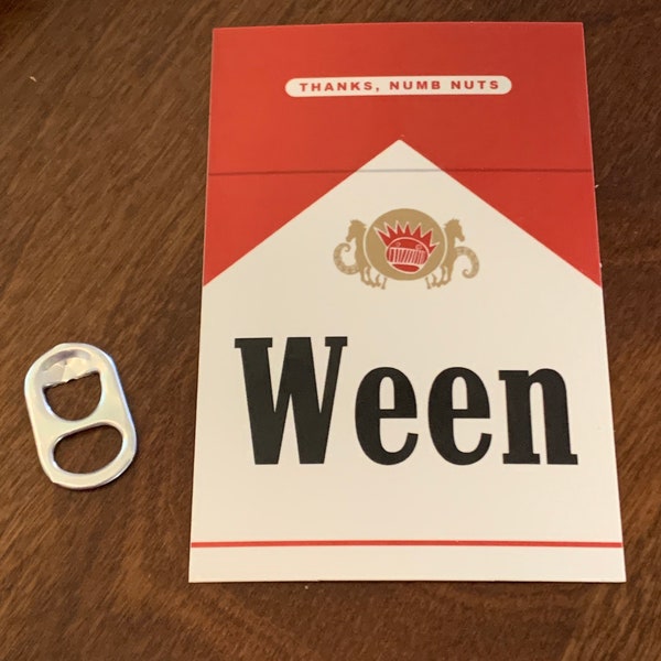 Ween pack of marbs slap, thanks numbnuts!