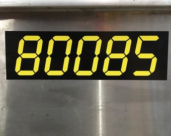 80085 Bumper Sticker 3"x10"  Classic, FUNNY, BOOBS
