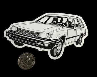 Toyota Tercel Wagon Sticker Slap Decal