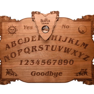 Ouija board in Black Cherry 16 x 11 1/4 inches Thick