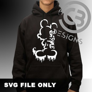Mickey Drip SVG Cut File