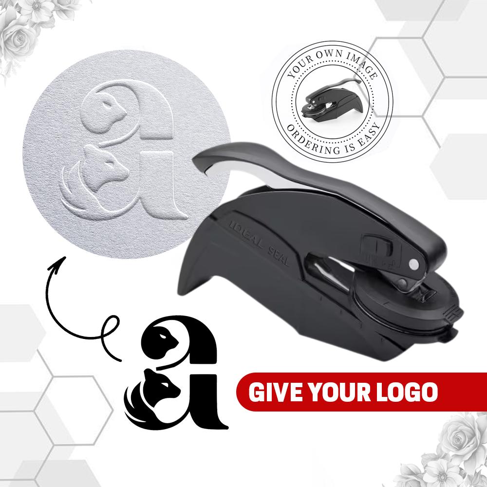 Custom Logo Embosser Stamp for Business Branding, Personalized ...